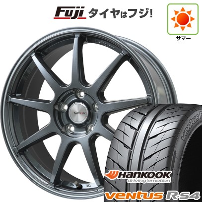 【新品国産車用5穴100】 夏タイヤ ホイール4本セット 205/55R16 ハンコック ヴェンタス R-S4 Z232 レアマイスター LMスポーツ LM-QR ガンメタ/ラインポリッシュ 7J 16インチ(送料無料)|フジコーポレーション