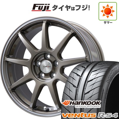 【新品国産車用5穴100】 夏タイヤ ホイール4本セット 205/55R16 ハンコック ヴェンタス R-S4 Z232 レアマイスター LMスポーツ LM-QR ブロンズ/ラインポリッシュ 7J 16インチ(送料無料)|フジコーポレーション