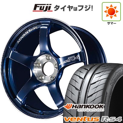 【新品国産車用5穴100】 夏タイヤ ホイール4本セット 225/40R18 92 W XL ハンコック ヴェンタス R-S4 Z232 ヨコハマ アドバンレーシング TC-4 SE 18インチ(送料無料)|フジコーポレーション
