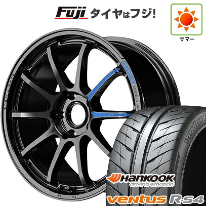 【新品国産車用5穴100】 夏タイヤ ホイール4本セット 225/40R18 92 W XL ハンコック ヴェンタス R-S4 Z232 RAYS レイズ グラムライツ 57NR SPEC-M 18インチ(送料無料)｜フジコーポレーション