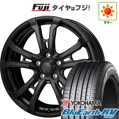 【パンク保証付き】【新品国産車用5穴114.3】 夏タイヤ ホイール4本セット 225/65R17 ヨコハマ ブルーアース RV-03 モンツァ HI-BLOCK ヴィラス 7J 17インチ(送料無料)|フジコーポレーション