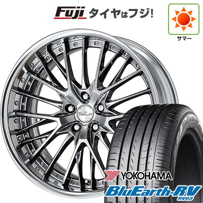 【パンク保証付き】【新品】40系アルファード/ヴェルファイア用 夏タイヤ ホイール4本セット 225/55R19 ヨコハマ ブルーアース RV-03 WORK ワーク シュヴァート SG2 8J 19インチ(送料無料)