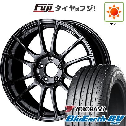 【パンク保証付き】【新品国産車用5穴114.3】 夏タイヤ ホイール4本セット 225/45R19 ヨコハマ ブルーアース RV-03 SSR GT GTX04 8.5J 19インチ(送料無料)|フジコーポレーション