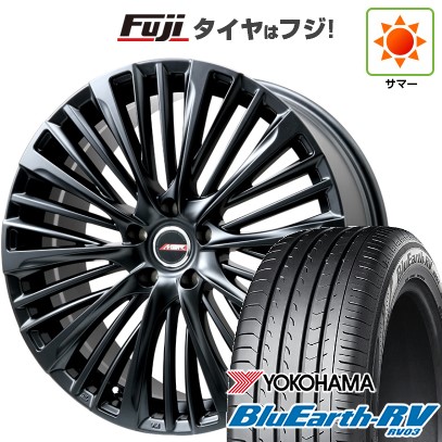 【パンク保証付き】【新品国産車用5穴114.3】 夏タイヤ ホイール4本セット 225/60R18 ヨコハマ ブルーアース RV-03 プレミックス MER-X 7J 18インチ(送料無料)