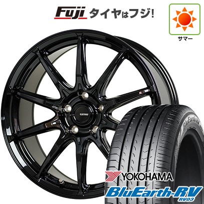 【パンク保証付き】【新品国産車用5穴100】 夏タイヤ ホイール4本セット 195/65R15 ヨコハマ ブルーアース RV-03 ホットスタッフ ジースピード G-05 6J 15インチ(送料無料)