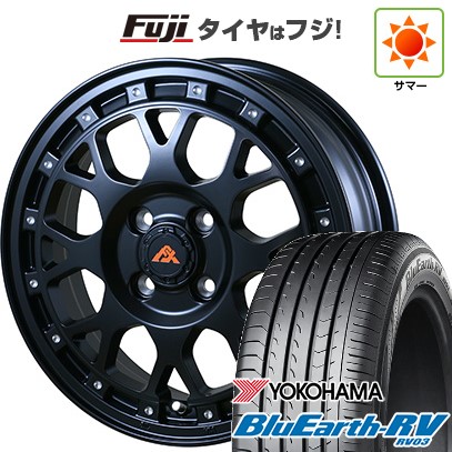 【パンク保証付き】【新品国産車用4穴100】 夏タイヤ ホイール4本セット 185/65R15 ヨコハマ ブルーアース RV-03 ドゥオール アルジェノン フェニーチェ クロスXC8 6J 15インチ(送料無料)