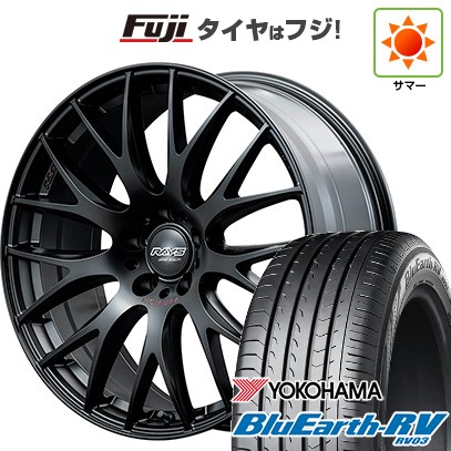 【パンク保証付き】【新品国産車用5穴114.3】 夏タイヤ ホイール4本セット 245/45R19 ヨコハマ ブルーアース RV-03 RAYS レイズ ホムラ 2X9Plus SPORT EDITION 8J 19インチ(送料無料)