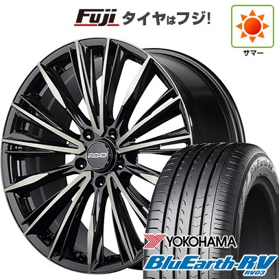 【パンク保証付き】【新品国産車用5穴114.3】 夏タイヤ ホイール4本セット 245/40R19 ヨコハマ ブルーアース RV-03 RAYS レイズ ベルサス クラフトコレクション ヴォウジェ LIMITED (6EZ) 8J 19インチ(送料無料)