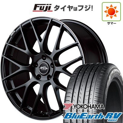 【パンク保証付き】【新品国産車用5穴114.3】 夏タイヤ ホイール4本セット 225/45R19 ヨコハマ ブルーアース RV-03 MID WHEELS MID EXCLUSIVE 028F 7.5J 19インチ(送料無料)