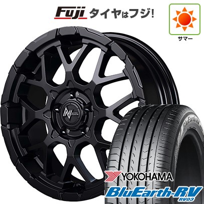 【パンク保証付き】【新品国産車用5穴114.3】 夏タイヤ ホイール4本セット 235/50R18 ヨコハマ ブルーアース RV-03 MID WHEELS NITRO POWER M28 バレットS 7J 18インチ(送料無料)