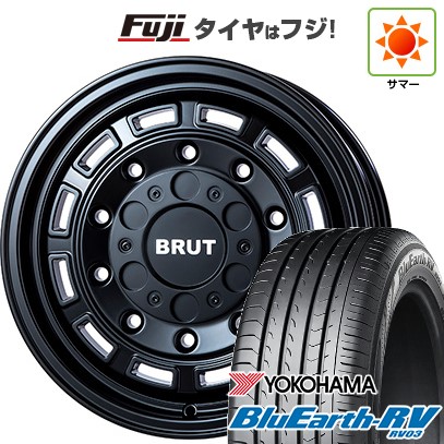 【パンク保証付き】【新品】ヤリスクロス 夏タイヤ ホイール4本セット 205/65R16 ヨコハマ ブルーアース RV-03 トライスター BRUT BR-70 6.5J 16インチ(送料無料)|フジコーポレーション