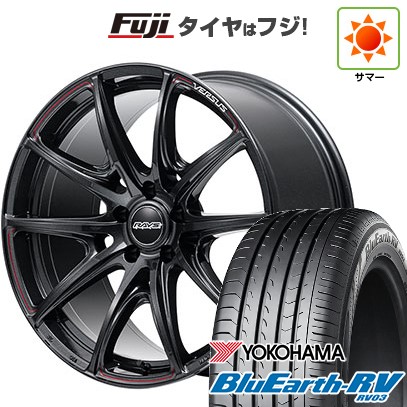 【パンク保証付き】【新品】40系アルファード/ヴェルファイア用 夏タイヤ ホイール4本セット 225/55R19 ヨコハマ ブルーアース RV-03 RAYS レイズ ベルサス VV25R 8J 19インチ(送料無料)