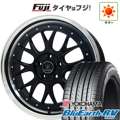 【パンク保証付き】【新品国産車用5穴114.3】 夏タイヤ ホイール4本セット 245/40R19 ヨコハマ ブルーアース RV-03 オフビート バウンティコレクション BD00 8.5J 19インチ(送料無料)