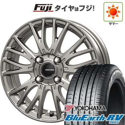 【パンク保証付き】【新品国産車用5穴114.3】 夏タイヤ ホイール4本セット 225/50R18 ヨコハマ ブルーアース RV-03 コーセイ クレイシズ SE48 8J 18インチ(送料無料)|フジコーポレーション