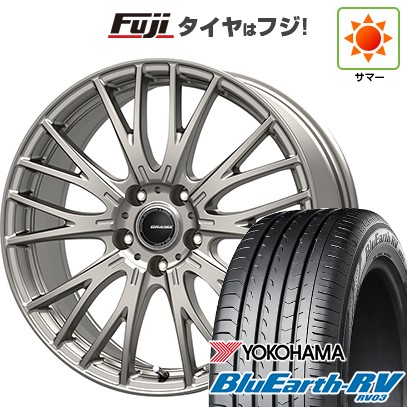 【パンク保証付き】【新品国産車用5穴114.3】 夏タイヤ ホイール4本セット 205/60R16 ヨコハマ ブルーアース RV-03 コーセイ クレイシズ SE48 6.5J 16インチ(送料無料)