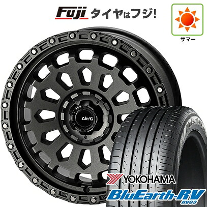 【パンク保証付き】【新品国産車用5穴114.3】 夏タイヤ ホイール4本セット 235/50R18 ヨコハマ ブルーアース RV-03 フォーバイフォーエンジニア エアージー ヴァルカン 8J 18インチ(送料無料)