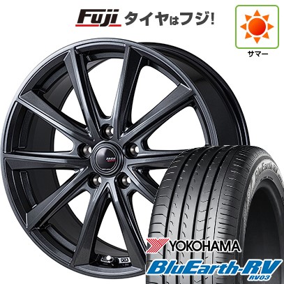 【パンク保証付き】【新品国産車用5穴114.3】 夏タイヤ ホイール4本セット 215/45R18 ヨコハマ ブルーアース RV-03 モンツァ ZACK Sport-FT 7.5J 18インチ(送料無料)