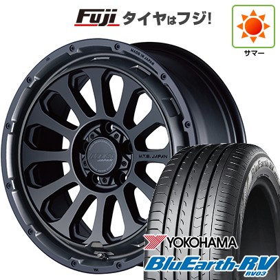 【パンク保証付き】【新品国産車用5穴114.3】 夏タイヤ ホイール4本セット 215/60R17 ヨコハマ ブルーアース RV-03 エムテクノ M.T.S.JAPAN X CROSS TW 7J 17インチ(送料無料)｜フジコーポレーション
