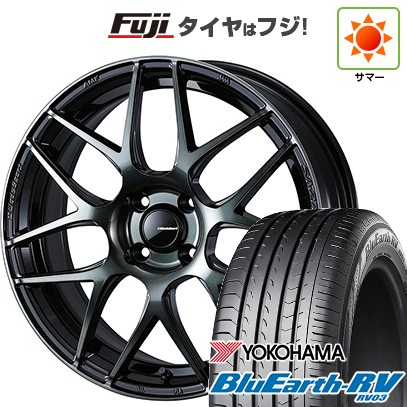 【パンク保証付き】【新品】オーラ 夏タイヤ ホイール4本セット 205/50R17 ヨコハマ ブルーアース RV-03 WEDS ウェッズスポーツ SA-27R 6.5J 17インチ(送料無料)｜フジコーポレーション