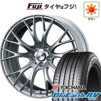 【パンク保証付き】【新品国産車用5穴114.3】 夏タイヤ ホイール4本セット 245/40R20 ヨコハマ ブルーアース RV-03 WEDS ウェッズスポーツ SA-20R 8.5J 20インチ(送料無料)|フジコーポレーション