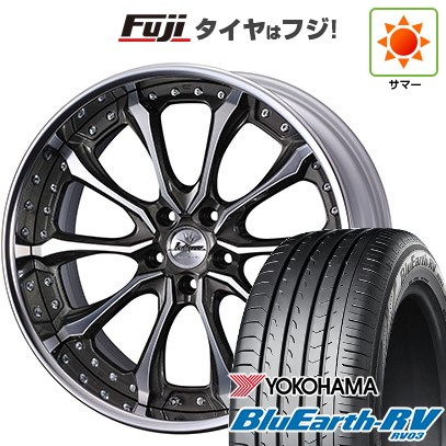 【パンク保証付き】【新品】40系アルファード/ヴェルファイア用 夏タイヤ ホイール4本セット 225/55R19 ヨコハマ ブルーアース RV-03 WEDS ウェッズ クレンツェ ヴェルサム 8J 19インチ(送料無料)｜フジコーポレーション