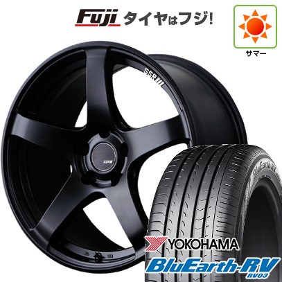 【パンク保証付き】【新品国産車用5穴114.3】 夏タイヤ ホイール4本セット 215/60R17 ヨコハマ ブルーアース RV-03 SSR GT GTV01 7J 17インチ(送料無料)
