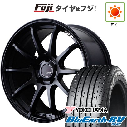 【パンク保証付き】【新品国産車用5穴114.3】 夏タイヤ ホイール4本セット 215/60R17 ヨコハマ ブルーアース RV-03 SSR GT GTV02 7J 17インチ(送料無料)