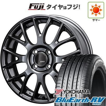 【パンク保証付き】【新品国産車用5穴114.3】 夏タイヤ ホイール4本セット 225/40R19 ヨコハマ ブルーアース RV-03 SSR GT GTV04 8.5J 19インチ(送料無料)