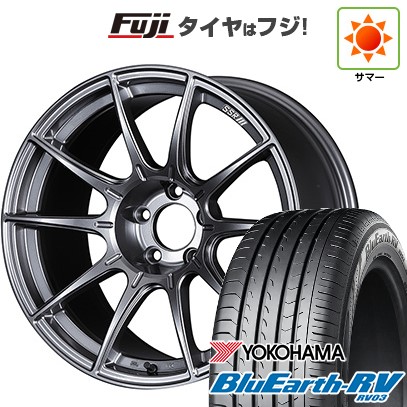 【パンク保証付き】【新品国産車用5穴114.3】 夏タイヤ ホイール4本セット 225/45R19 ヨコハマ ブルーアース RV-03 SSR GT GTX01 8.5J 19インチ(送料無料)|フジコーポレーション