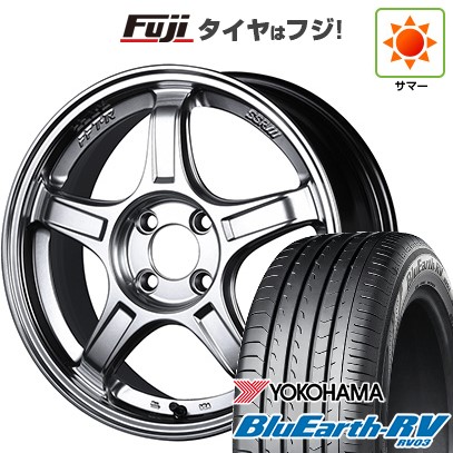 【パンク保証付き】【新品国産車用5穴114.3】 夏タイヤ ホイール4本セット 245/45R19 ヨコハマ ブルーアース RV-03 SSR GT GTX03 8.5J 19インチ(送料無料)|フジコーポレーション