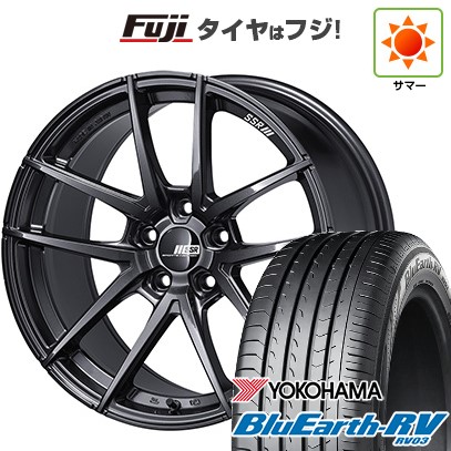 【パンク保証付き】【新品国産車用5穴114.3】 夏タイヤ ホイール4本セット 245/45R19 ヨコハマ ブルーアース RV-03 SSR ライナー タイプ10モノブロック 8.5J 19インチ(送料無料)