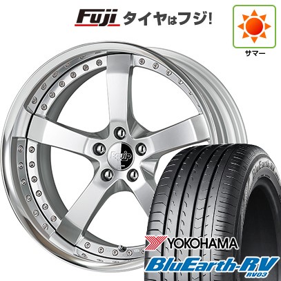 【パンク保証付き】【新品国産車用5穴114.3】 夏タイヤ ホイール4本セット 225/40R19 ヨコハマ ブルーアース RV-03 WORK ワーク エクイップ E05 7.5J 19インチ(送料無料)