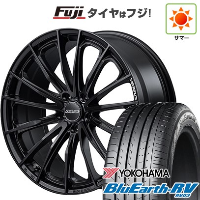【パンク保証付き】【新品国産車用5穴114.3】 夏タイヤ ホイール4本セット 225/50R18 ヨコハマ ブルーアース RV-03 RAYS レイズ ベルサス ヴォウジェ SE 7J 18インチ(送料無料)