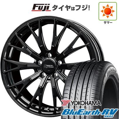 【パンク保証付き】【新品】40系アルファード/ヴェルファイア用 夏タイヤ ホイール4本セット 225/55R19 ヨコハマ ブルーアース RV-03 ホットスタッフ シュティッヒ レグザスフォージド FS-02 トヨタ・レクサス用 7.5J 19インチ(送料無料)|フジコーポレーション