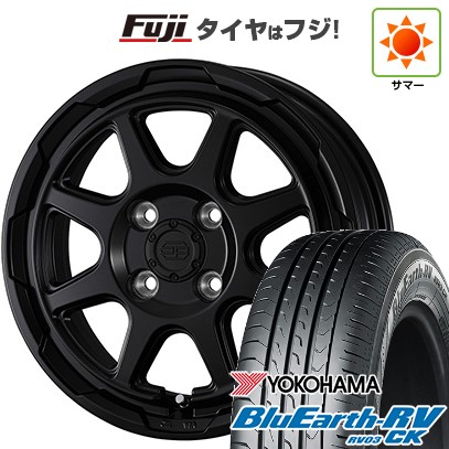 【パンク保証付き】【新品 軽自動車】N-BOX タント スペーシア 夏タイヤ ホイール4本セット 155/65R14 ヨコハマ ブルーアース RV-03CK WEDS ウェッズアドベンチャー スタットベルク 4.5J 14インチ(送料無料)