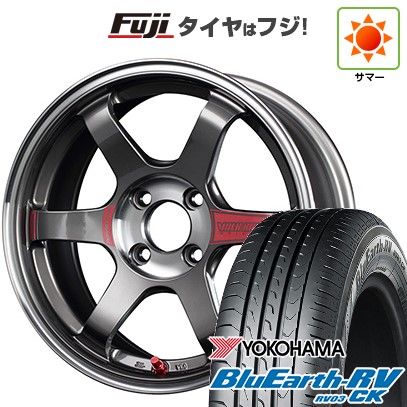 【パンク保証付き】【新品】クロスビー/イグニス 夏タイヤ ホイール4本セット 175/60R16 ヨコハマ ブルーアース RV-03CK RAYS レイズ ボルクレーシング TE37 ソニック SL 6J 16インチ(送料無料)