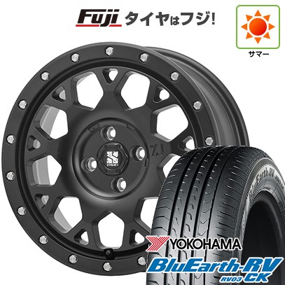 【パンク保証付き】【新品 軽自動車】タフト ソリオ 夏タイヤ ホイール4本セット 165/65R15 ヨコハマ ブルーアース RV-03CK MLJ エクストリームJ XJ04 15インチ(送料無料)|フジコーポレーション