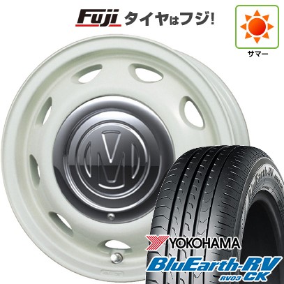 【パンク保証付き】【新品 軽自動車】タフト ソリオ 夏タイヤ ホイール4本セット 165/65R15 ヨコハマ ブルーアース RV-03CK クリムソン ディーン ミニ 5J 15インチ(送料無料)｜フジコーポレーション