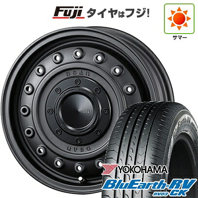 【パンク保証付き】【新品 軽自動車】タフト ソリオ 夏タイヤ ホイール4本セット 165/65R15 ヨコハマ ブルーアース RV-03CK クリムソン ディーン コロラド 4.5J 15インチ(送料無料)