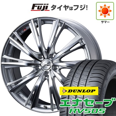 【新品国産車用5穴114.3】 夏タイヤ ホイール4本セット 195/60R16 ダンロップ エナセーブ RV505 WEDS ウェッズ レオニス WX 16インチ(送料無料)|フジコーポレーション
