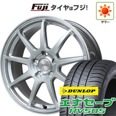 【新品国産車用5穴114.3】 夏タイヤ ホイール4本セット 205/60R16 ダンロップ エナセーブ RV505 レアマイスター LMスポーツ LM-QR ハイパーシルバー 7J 16インチ(送料無料)|フジコーポレーション