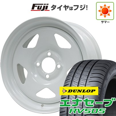 【新品国産車用4穴100】 夏タイヤ ホイール4本セット 185/60R15 ダンロップ エナセーブ RV505 モリタ デイトナズ S/R 6J 15インチ(送料無料)