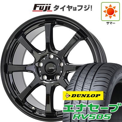【新品国産車用5穴100】 夏タイヤ ホイール4本セット 205/50R17 ダンロップ エナセーブ RV505(限定2024年製) ホットスタッフ ジースピード G-08 7J 17インチ(送料無料)