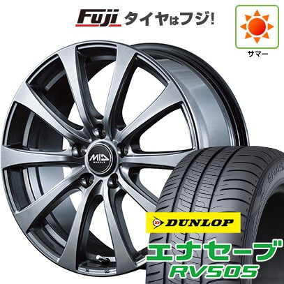 【新品国産車用5穴100】 夏タイヤ ホイール4本セット 195/65R15 ダンロップ エナセーブ RV505 MID WHEELS G10 6J 15インチ(送料無料)