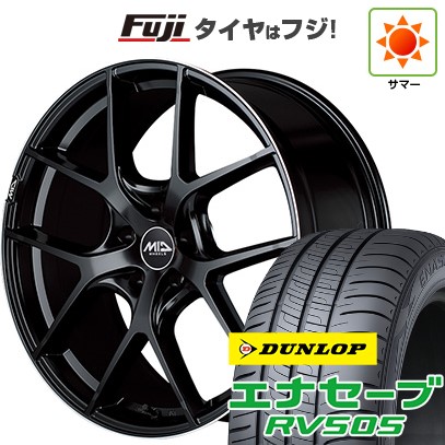 【新品国産車用5穴114.3】 夏タイヤ ホイール4本セット 215/60R17 ダンロップ エナセーブ RV505 MID WHEELS MID EXCLUSIVE 025F 7J 17インチ(送料無料)