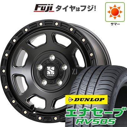 【新品国産車用5穴114.3】 夏タイヤ ホイール4本セット 225/55R18 ダンロップ エナセーブ RV505 MLJ エクストリームJ XJ07 8J 18インチ(送料無料)