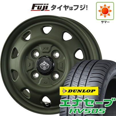 【新品】ルーミー・パッソ・ジャスティ・トール 夏タイヤ ホイール4本セット 165/65R14 ダンロップ エナセーブ RV505 トピー ランドフット SWZ 数量限定 5J 14インチ(送料無料)|フジコーポレーション