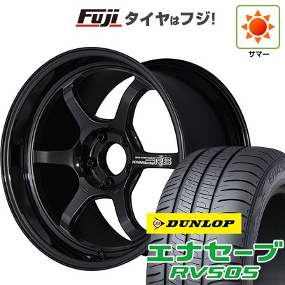 【新品国産車用5穴114.3】 夏タイヤ ホイール4本セット 225/45R18 ダンロップ エナセーブ RV505 ヨコハマ アドバンレーシング R6 7.5J 18インチ(送料無料)|フジコーポレーション