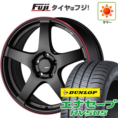 【新品国産車用5穴114.3】 夏タイヤ ホイール4本セット 205/55R17 ダンロップ エナセーブ RV505 SSR GT GTV01 7J 17インチ(送料無料)
