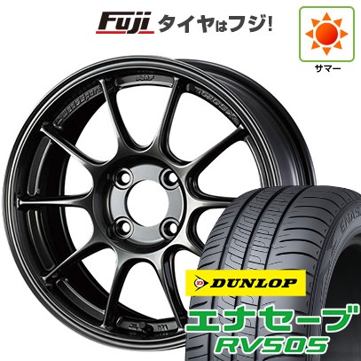 【新品国産車用5穴100】 夏タイヤ ホイール4本セット 205/55R16 ダンロップ エナセーブ RV505 WEDS ウェッズスポーツ TC-105X 7J 16インチ(送料無料)
